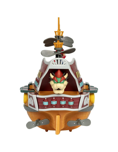 Barco Aéreo Deluxe Bowser Jakks con Figura de Mario 6.35 cm Barco Aéreo Deluxe Bowser Jakks con Figura de Mario 6.35 cm