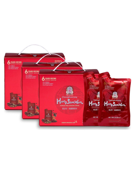 Bebida Energizante de Ginseng Rojo CheongKwanJang 60 Bolsitas Bebida Energizante de Ginseng Rojo CheongKwanJang 60 Bolsitas