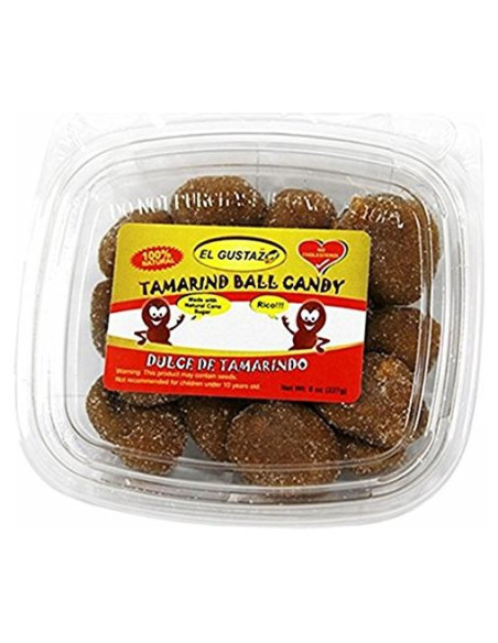 Bolas de Tamarindo Natural 100% - 226.8 g - Sin Gluten Bolas de Tamarindo Natural 100% - 226.8 g - Sin Gluten