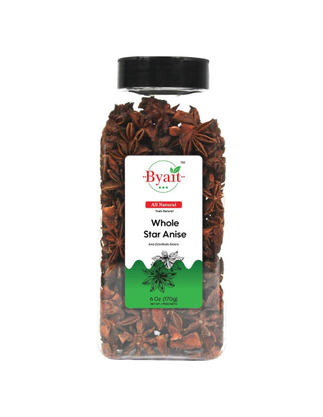 Anís Estrellado Entero Byait 170g - Especia Natural Premium Anís Estrellado Entero Byait 170g - Especia Natural Premium