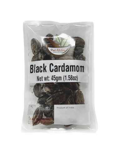 Cardamomo Negro 45g Desi Kitchen - Especia Natural Sin Aditivos
