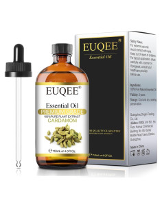 Aceite Esencial de Cardamomo 118 ml EUQEE - Botella con Gotero