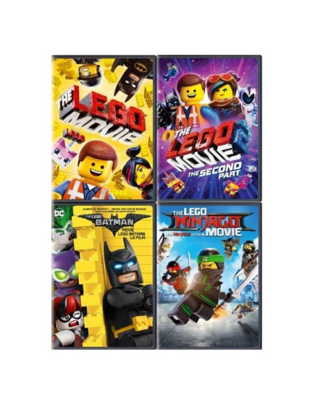Colección Definitiva 4 Películas Lego - DVD Colección Definitiva 4 Películas Lego - DVD