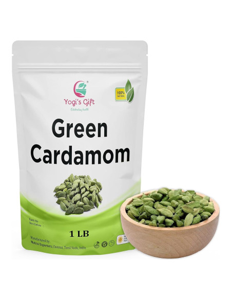 Vainas de Cardamomo Verde Orgánico Yogi's Gift 0.45 kg Vainas de Cardamomo Verde Orgánico Yogi's Gift 0.45 kg