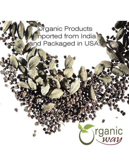 Vainas de Cardamomo Verde Orgánico Enteras 113g - Organic Way Vainas de Cardamomo Verde Orgánico Enteras 113g - Organic Way