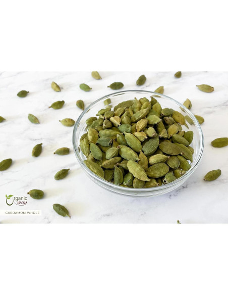 Vainas de Cardamomo Verde Orgánico Enteras 113g - Organic Way Vainas de Cardamomo Verde Orgánico Enteras 113g - Organic Way