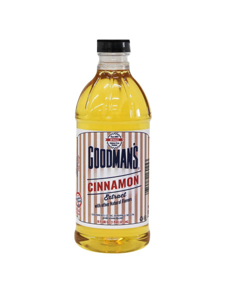 Extracto de Canela Goodman 0.47L - Sin Gluten, Kosher, Bajo en Calorías Extracto de Canela Goodman 0.47L - Sin Gluten, Kosher, Bajo en Calorías