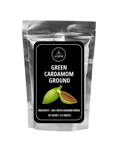 Cardamomo Verde Molido Naturevibe Botanicals 99g Sin OGM