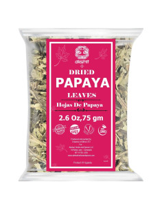 Hojas Secas de Papaya Akshit - Té Natural 73.93g Sin Aditivos