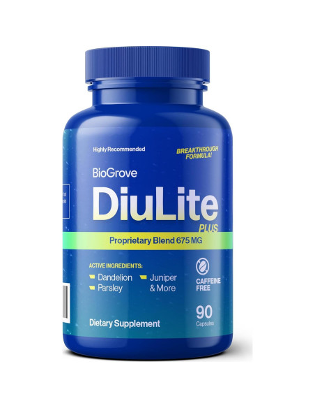 Píldoras Diulite para Retención de Agua - 675mg - 100g Píldoras Diulite para Retención de Agua - 675mg - 100g