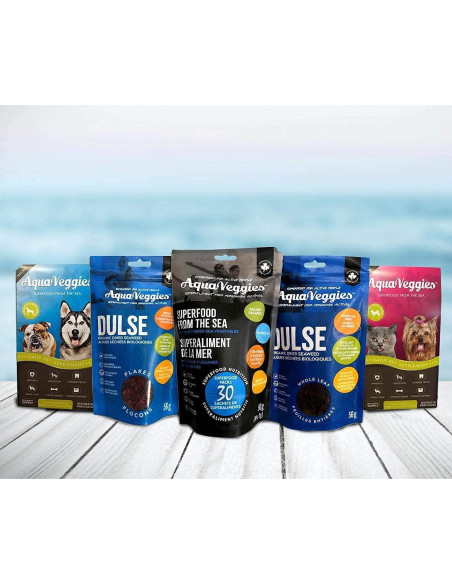 Copos de Dulse Atlántico Orgánico Aqua Veggies 227g - Alto en Nutrientes Copos de Dulse Atlántico Orgánico Aqua Veggies 227g - Alto en Nutrientes