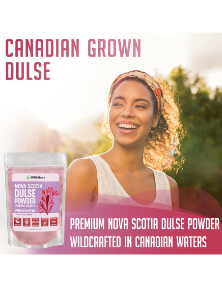 Polvo de Dulse Orgánico XPRS Nutra 227g - Superalimento Marino Polvo de Dulse Orgánico XPRS Nutra 227g - Superalimento Marino