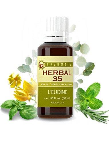 Aceite Esencial Herbal 35 L'EUDINE - Eucalipto y Menta 3x29.57ml