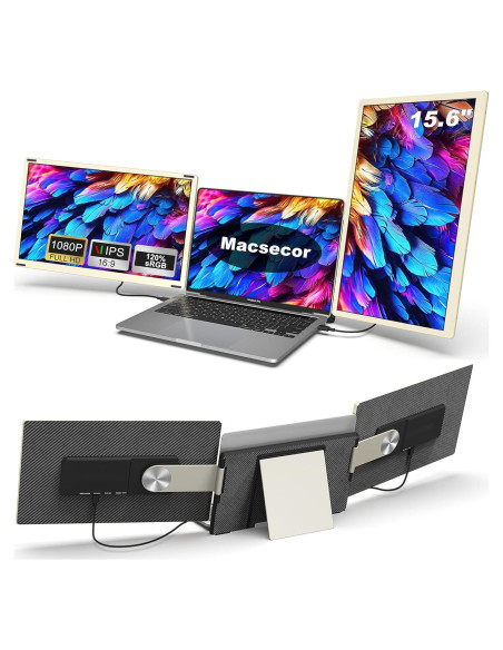 Extensor de Pantalla Portátil Macsecor 15.6" FHD 1080P Extensor de Pantalla Portátil Macsecor 15.6" FHD 1080P