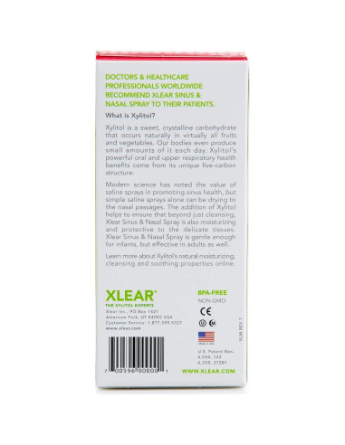 Spray Nasal Salino Natural Xlear con Xilitol 44.36 ml