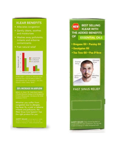 Spray Nasal Salino Natural Xlear con Xilitol 44.36 ml