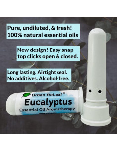 Inhalador Nasal Aromaterapia Eucalipto Urban ReLeaf 7cm 2