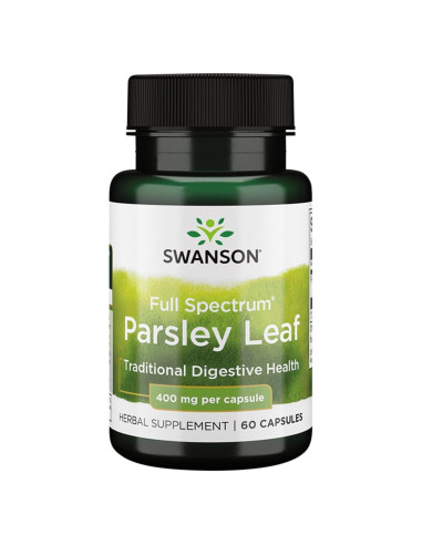 Extracto de Hoja de Perejil Swanson 400mg - 60 Cápsulas