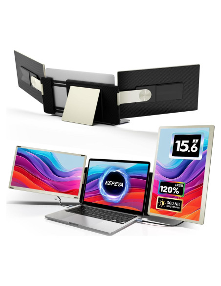 Extensor de Pantalla 15.6" KEFEYA FHD USB-C HDMI Rotación Extensor de Pantalla 15.6" KEFEYA FHD USB-C HDMI Rotación
