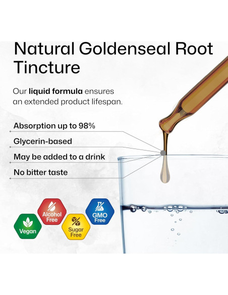 Extracto Líquido de Raíz de Goldenseal Bio Krauter 59 ml - Vegano Extracto Líquido de Raíz de Goldenseal Bio Krauter 59 ml - Vegano