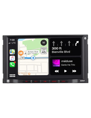 Estéreo Doble DIN Dual DCPA71 7" Pantalla Táctil Bluetooth