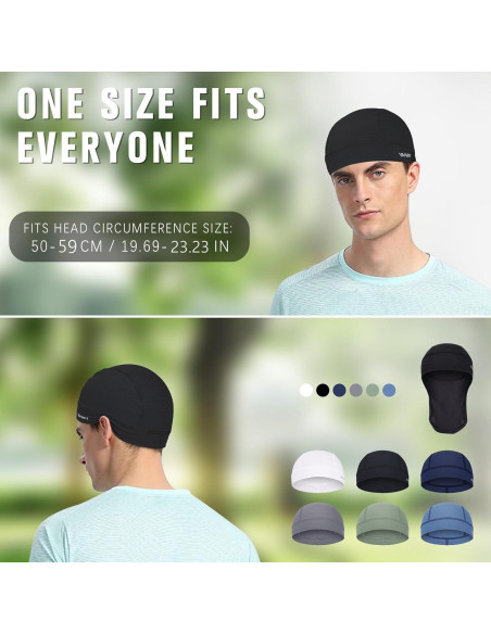 Forro de Casco Skull Cap YANIKY - Gorro Ciclismo Negro Unisex Forro de Casco Skull Cap YANIKY - Gorro Ciclismo Negro Unisex