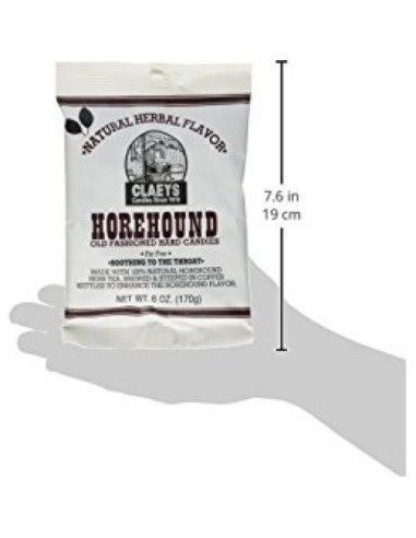 Caramelos Duro Claeys Horehound 170 g - Sabor Antiguo