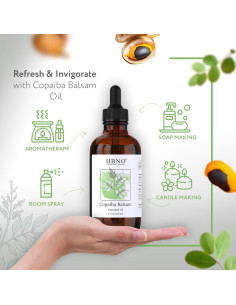 Bálsamo de Copaiba HBNO - 120ml - Aceite Orgánico para Cuidado Personal 2