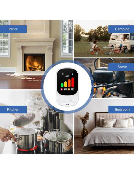 Detector de Fugas de Gas Natural INKBIRDPLUS HD05, 85 dB Detector de Fugas de Gas Natural INKBIRDPLUS HD05, 85 dB