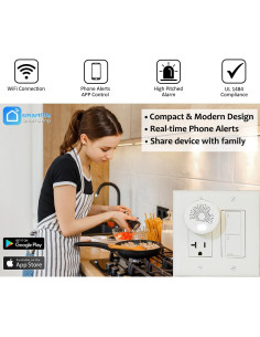 Detector de Fugas de Gas WiFi Smarter Living KMG-TY109 2