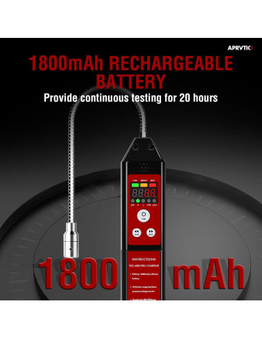 Detector de Fugas de Refrigerante Aprvtio WJL-6000PRO 1800mAh