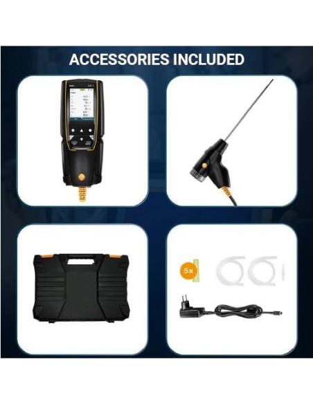 Analizador de Combustión Testo 310 II - Detector de Fugas Gas Analizador de Combustión Testo 310 II - Detector de Fugas Gas