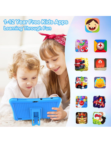 Tableta Semeakoko 10" Android 13 para Niños 32GB Azul
