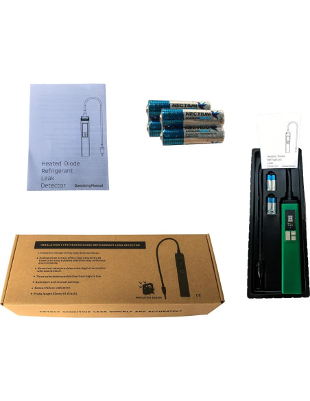 Detector de Fugas de Refrigerante Vanlison VAN-DY5751 con Pantalla Digital Detector de Fugas de Refrigerante Vanlison VAN-DY5751 con Pantalla Digital