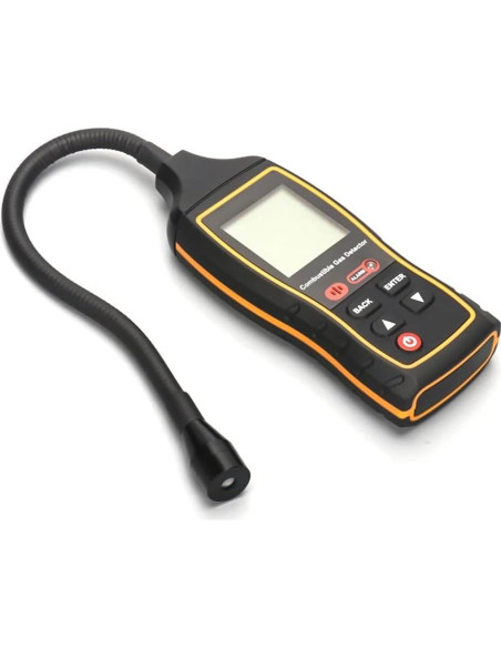 Detector de Fugas de Gas GOYOJO con Pantalla LCD y Alarma Detector de Fugas de Gas GOYOJO con Pantalla LCD y Alarma