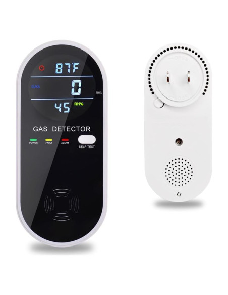 Detector de Gas Natural 3-en-1 CHENGHEM con Pantalla LCD Detector de Gas Natural 3-en-1 CHENGHEM con Pantalla LCD