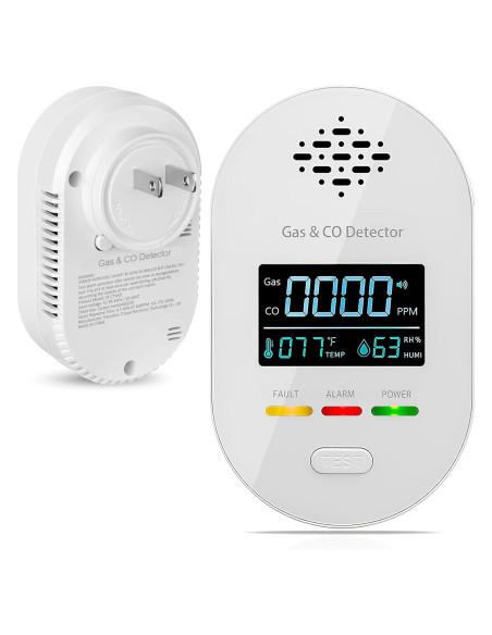 Detector de Fugas de Gas Natural y Monóxido de Carbono Bestechy XY-CTW01 Detector de Fugas de Gas Natural y Monóxido de Carbono Bestechy XY-CTW01
