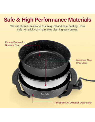 Olla eléctrica Food Party FPJ205 6L antiadherente 220V