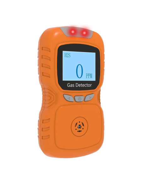 Detector de Gas H2S Portátil Sooguard - Alarma Sonora y Visual Detector de Gas H2S Portátil Sooguard - Alarma Sonora y Visual