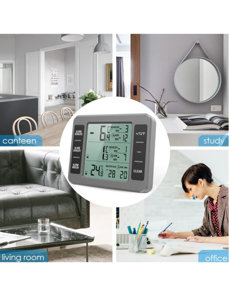 Termómetro Inalámbrico AMIR para Refrigerador y Congelador Termómetro Inalámbrico AMIR para Refrigerador y Congelador