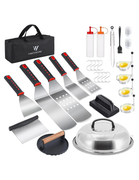 Kit de Accesorios para Parrilla VIKEYHOME 28 Piezas Kit de Accesorios para Parrilla VIKEYHOME 28 Piezas