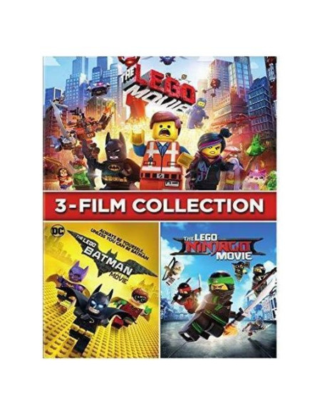 Colección de Películas de Lego Blu-ray + 3 Figuras Colección de Películas de Lego Blu-ray + 3 Figuras