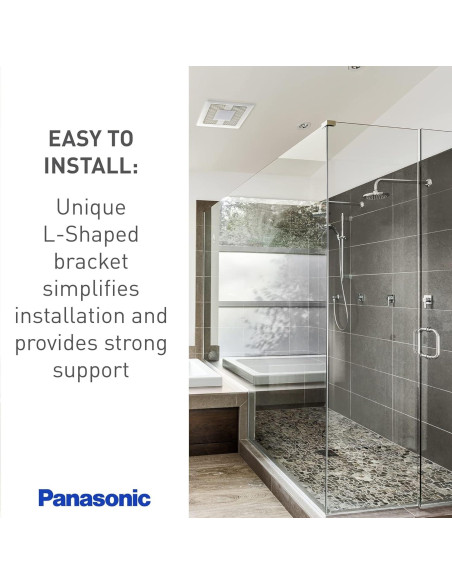 Ventilador Extractor de Baño Panasonic WhisperValue 50-100 CFM Ventilador Extractor de Baño Panasonic WhisperValue 50-100 CFM