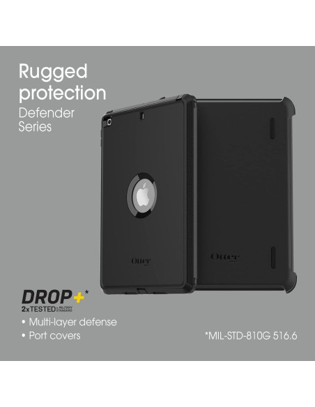 Funda OtterBox Defender para iPad 7, 8 y 9 Gen - Negro Funda OtterBox Defender para iPad 7, 8 y 9 Gen - Negro
