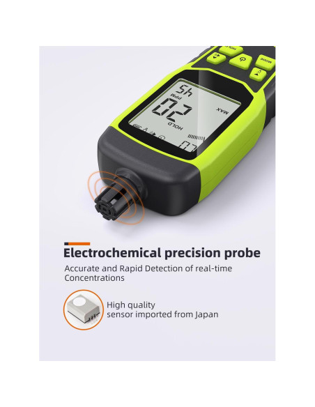 Detector de Monóxido de Carbono Tadeto TE026 Portátil 0-1000PPM Detector de Monóxido de Carbono Tadeto TE026 Portátil 0-1000PPM