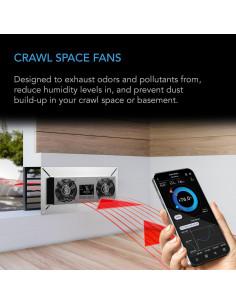 Ventilador Extractor AC Infinity AIRTITAN T8 con Control WiFi 2