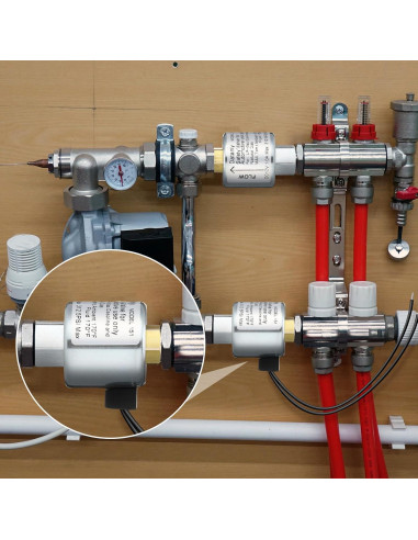 Válvula Solenoide 12V LPG Propano 1/4" NPT Acero Inoxidable