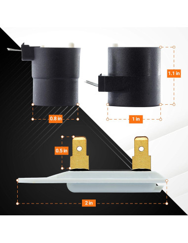 Kit de Repuestos para Secadora BlueStars: Sensor 338906, Bobina 279834 y Fusible 3392519