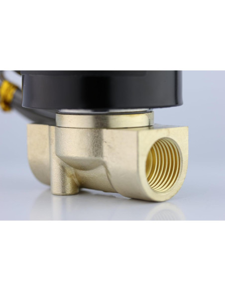 Válvula Solenoide Eléctrica U.S. Solid 3/8" 12V DC Junta VITON Válvula Solenoide Eléctrica U.S. Solid 3/8" 12V DC Junta VITON