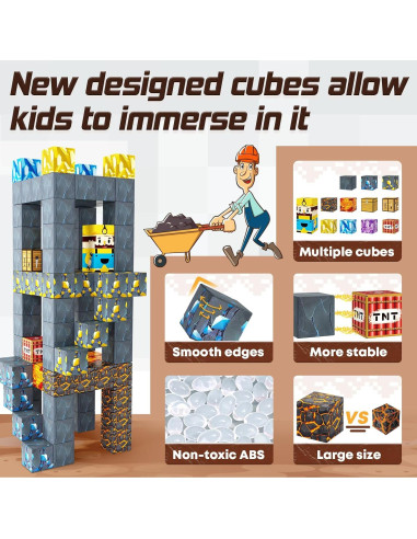 Bloques Magnéticos Toylogy Espada Mina 10x10 cm 3+ años